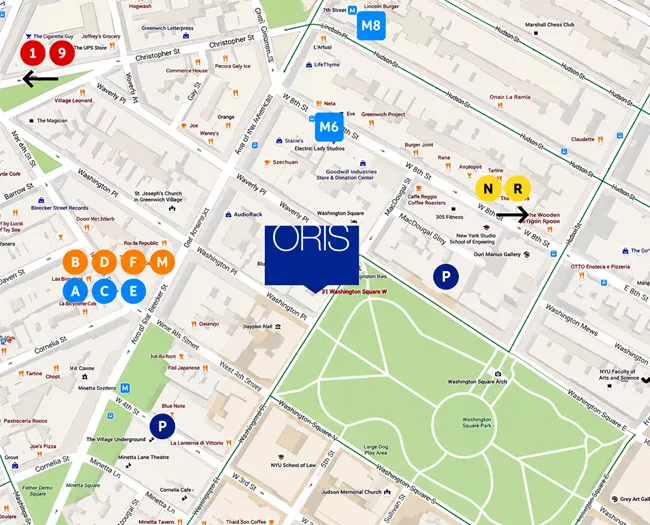 Oriscare map